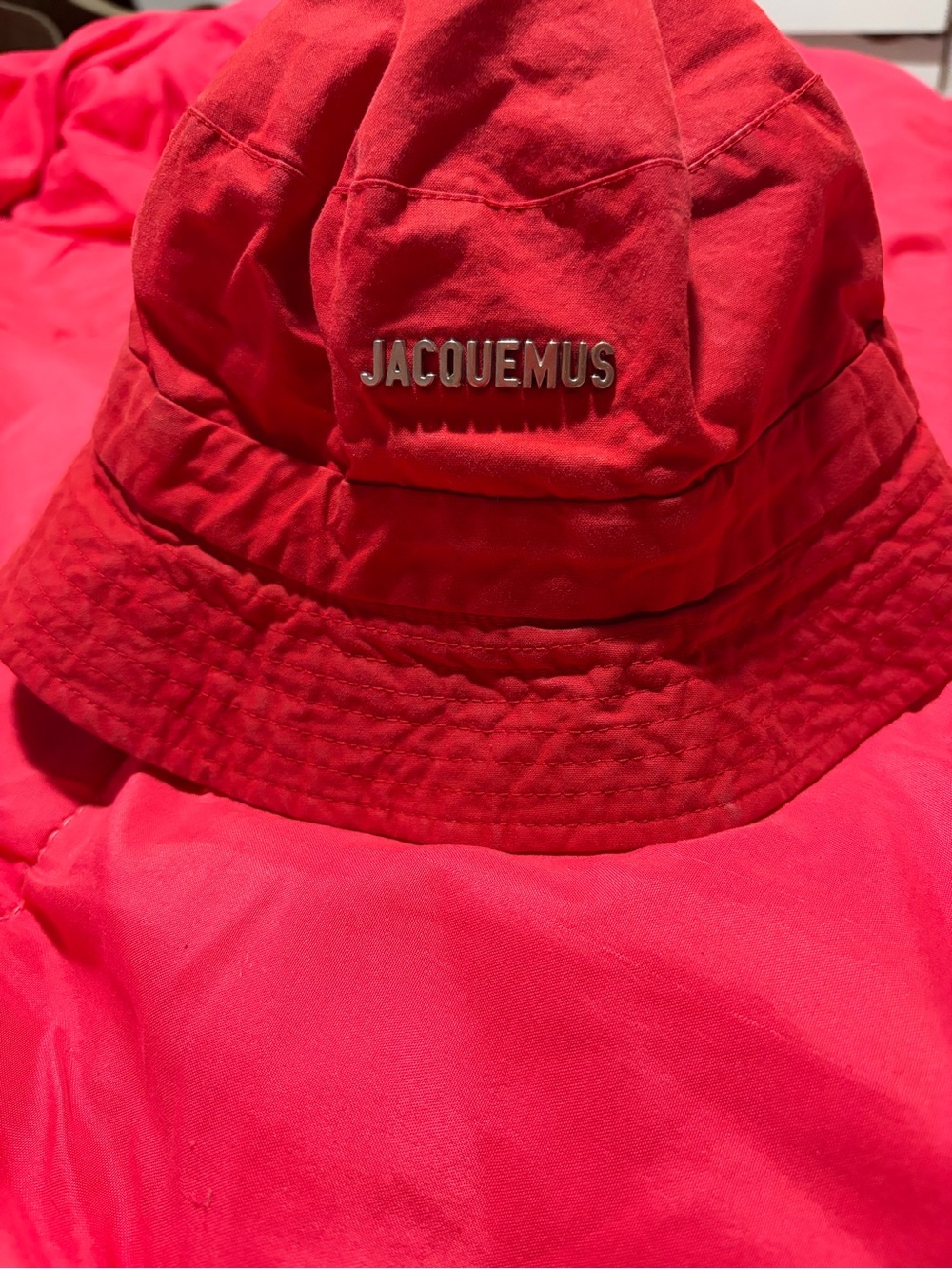 Jacquemus Red Bucket Hat